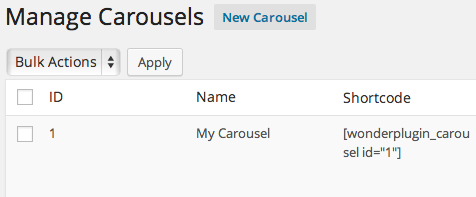 Responsive WordPress Carousel