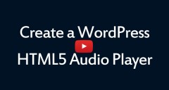 wordpress html5 audio player