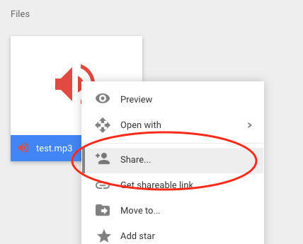how to make a folder in google drive shared link