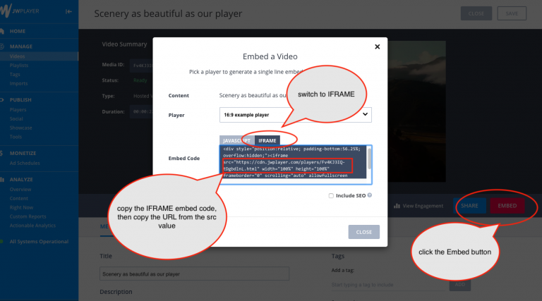 How to open JW Player in 3D Carousel | WordPress Plugins