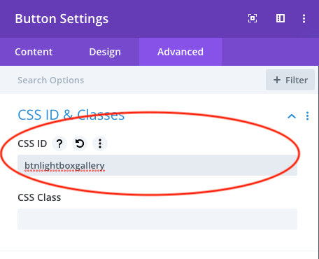 How to a lightbox gallery when clicking a button in | Plugin