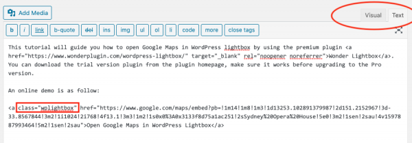 google-maps-wordpress-lightbox